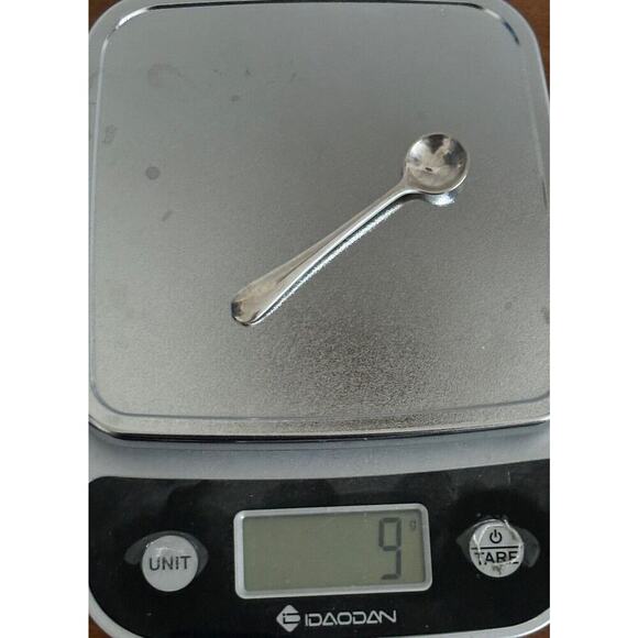 9 Elkington Monarchy Salt Spoons Silverplate 3 1/4" Antique Set England - Picture 9 of 11